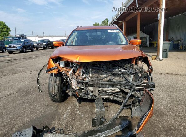 JN8AT2MVXJW328672 2018 NISSAN ROGUE Оранжевый Вид спереди