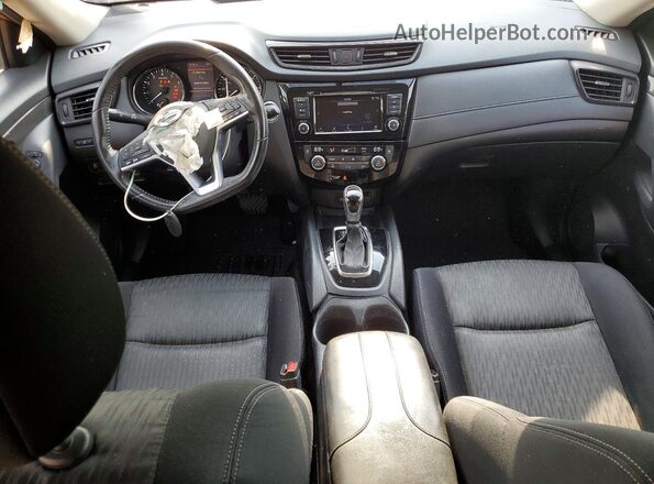 JN8AT2MVXJW328672 2018 NISSAN ROGUE Оранжевый Вид панели приборов