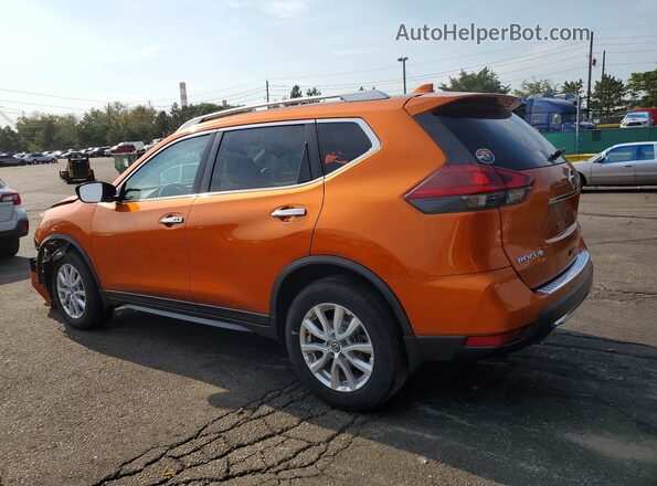JN8AT2MVXJW328672 2018 NISSAN ROGUE Оранжевый Задняя левая четверть
