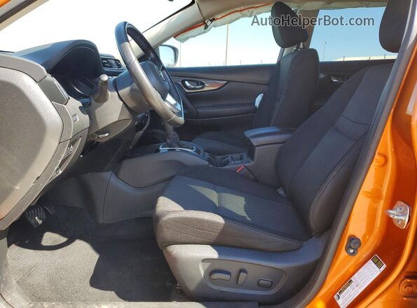 JN8AT2MVXKW384810 2019 NISSAN ROGUE Orange Widok wnętrza z przodu