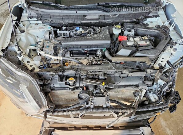JN8AT2MVXKW390803 2019 NISSAN ROGUE White უკანა სალონის ხედი
