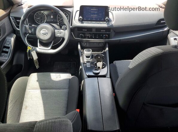 JN8AT3AB1MW210580 2021 NISSAN ROGUE Gray Vista del salpicadero