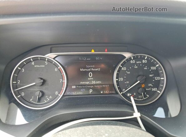 JN8AT3AB1MW210580 2021 NISSAN ROGUE Gray Vista del cuadro de instrumentos
