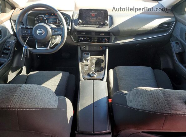JN8AT3AB1MW211924 2021 NISSAN ROGUE Black Առջևի վահանակի տեսք