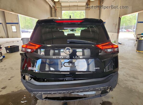 JN8AT3AB6MW225415 2021 NISSAN ROGUE Black Widok z tyłu