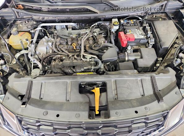 JN8AT3AB6MW225415 2021 NISSAN ROGUE Black Widok komory silnika