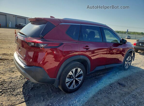 JN8AT3BA0MW022879 2021 NISSAN ROGUE Red უკანა მარჯვენა
