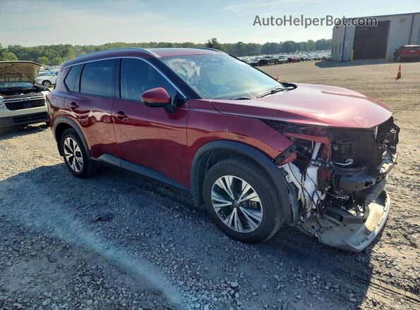 JN8AT3BA0MW022879 2021 NISSAN ROGUE Red წინა მარჯვენა