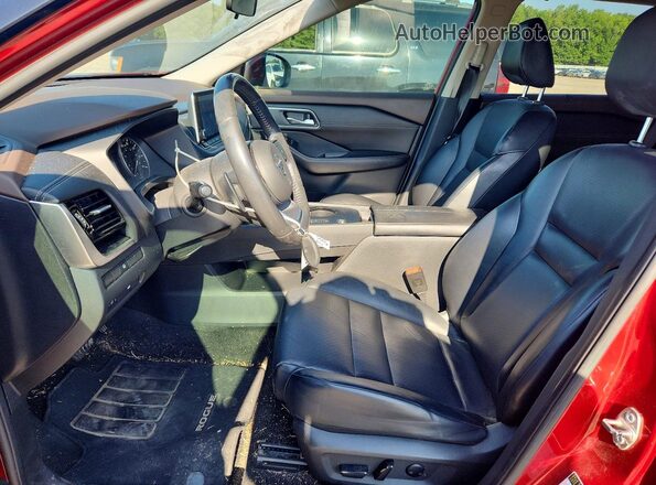 JN8AT3BA0MW022879 2021 NISSAN ROGUE Red წინა სალონის ხედი