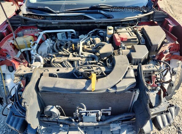 JN8AT3BA0MW022879 2021 NISSAN ROGUE Red უკანა სალონის ხედი