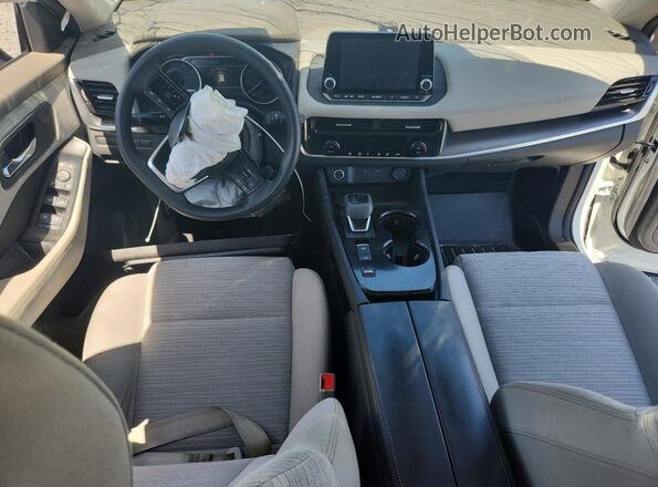 JN8AT3BA2MW013925 2021 NISSAN ROGUE White Dashboard view
