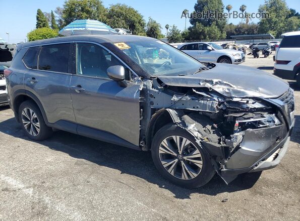 JN8AT3BA3MW008314 2021 NISSAN ROGUE Серый Передняя правая четверть