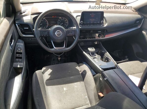 JN8AT3BA3MW008314 2021 NISSAN ROGUE Серый Вид панели приборов