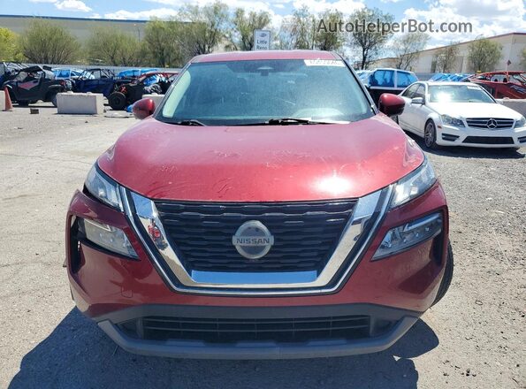 JN8AT3BA3MW008443 2021 NISSAN ROGUE Red Widok z przodu