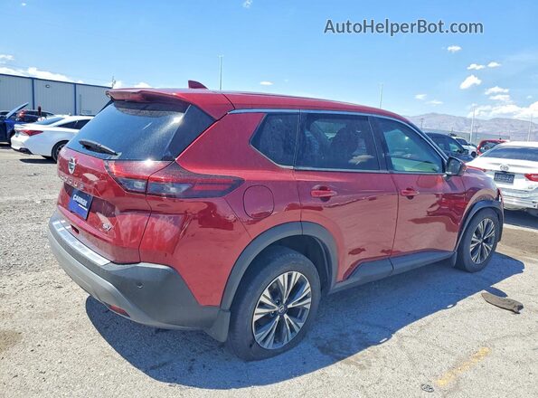 JN8AT3BA3MW008443 2021 NISSAN ROGUE Red Tył prawy