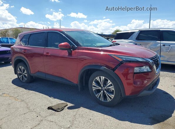 JN8AT3BA3MW008443 2021 NISSAN ROGUE Red Przód prawy