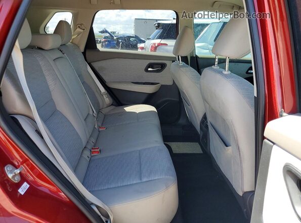 JN8AT3BA3MW008443 2021 NISSAN ROGUE Red Widok wnętrza z tyłu