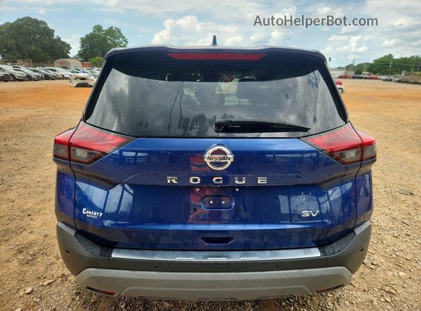 JN8AT3BA3MW015554 2021 NISSAN ROGUE Blue Vista trasera