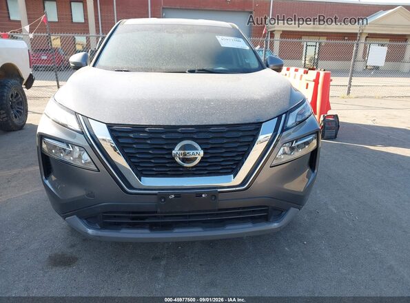 JN8AT3BA7MW003679 2021 NISSAN ROGUE Gray Front view