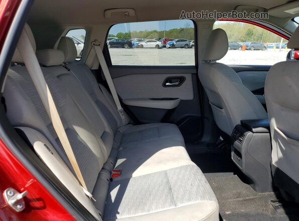 JN8AT3BA7MW010373 2021 NISSAN ROGUE Red Սալոնի հետևի տեսք