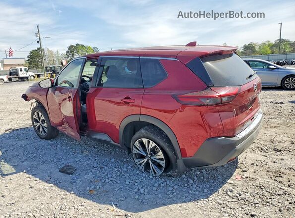 JN8AT3BA7MW010373 2021 NISSAN ROGUE Red Հետևի ձախ