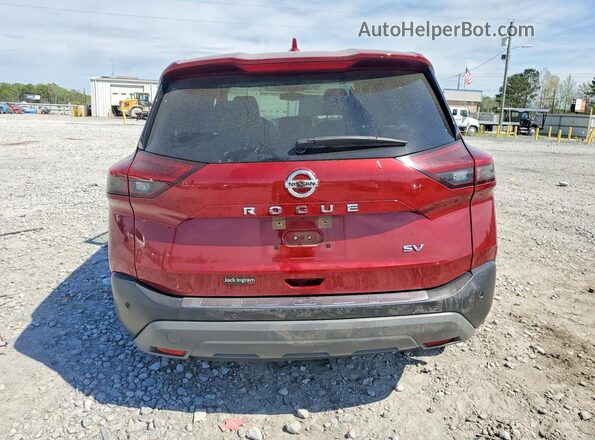 JN8AT3BA7MW010373 2021 NISSAN ROGUE Red Հետևի տեսք