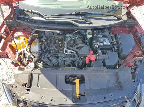 JN8AT3BA7MW010373 2021 NISSAN ROGUE Red Շարժիչի բաժամունքի տեսք