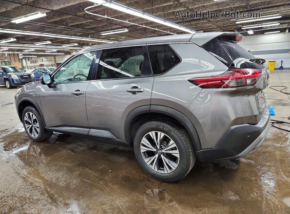 JN8AT3BA7MW024273 2021 NISSAN ROGUE Gray Trasero izquierdo