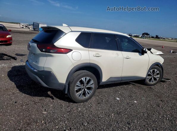 JN8AT3BAXMW011372 2021 NISSAN ROGUE Белый Задняя правая четверть