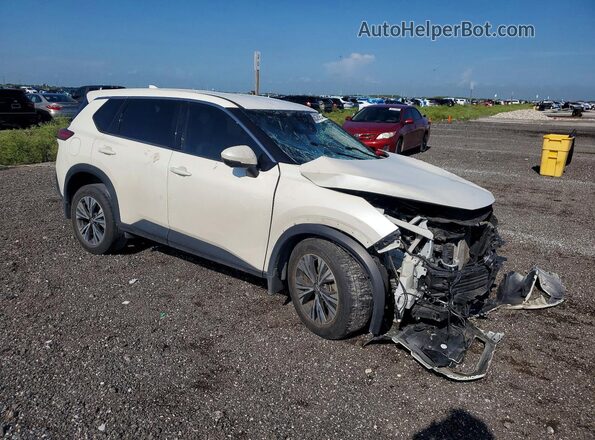 JN8AT3BAXMW011372 2021 NISSAN ROGUE Белый Передняя правая четверть