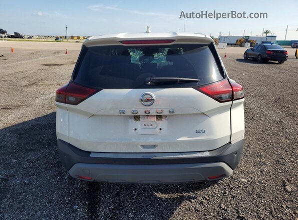 JN8AT3BAXMW011372 2021 NISSAN ROGUE Белый Вид сзади