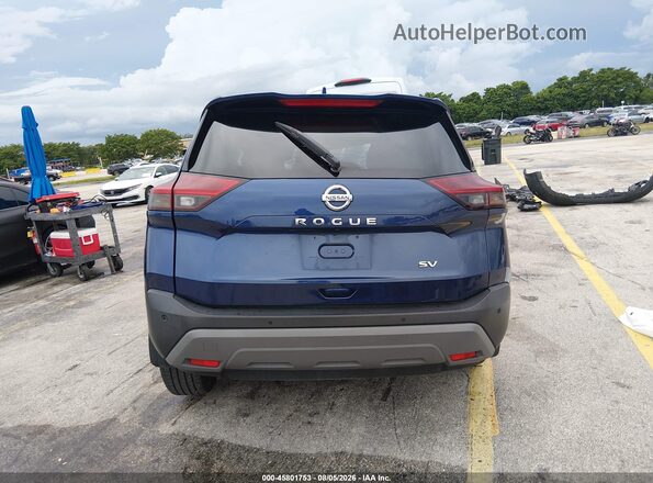 JN8AT3BAXMW023263 2021 NISSAN ROGUE Синий 