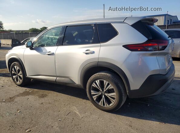 JN8AT3BB0MW225733 2021 NISSAN ROGUE Silver Trasero izquierdo