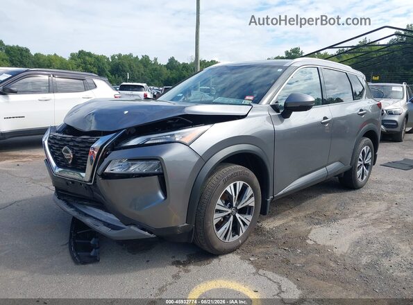 JN8AT3BB0MW230057 2021 NISSAN ROGUE Gray Передня ліва чверть