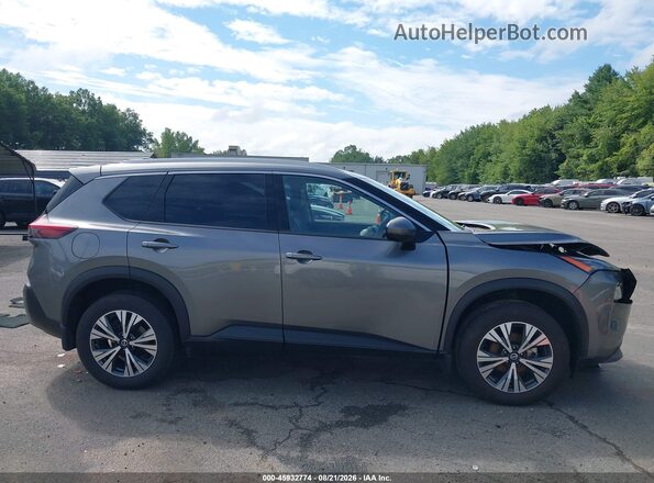 JN8AT3BB0MW230057 2021 NISSAN ROGUE Gray Вид задньої частини салону