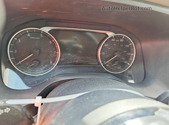 JN8AT3BB1MW215826 2021 NISSAN ROGUE Blue Instrument cluster view