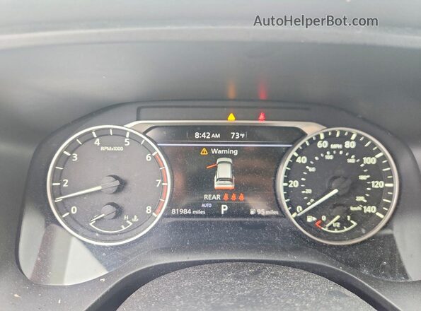 JN8AT3BB1MW217124 2021 NISSAN ROGUE Blue Instrument cluster view