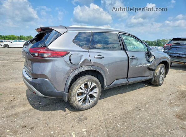 JN8AT3BB1MW236496 2021 NISSAN ROGUE Gray Trasero derecho