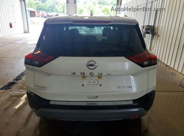 JN8AT3BB4MW237710 2021 NISSAN ROGUE Белый Вид сзади