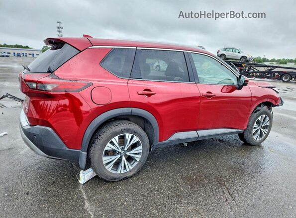 JN8AT3BB5MW227977 2021 NISSAN ROGUE Red Tył prawy