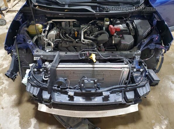 JN8AT3BB8MW223115 2021 NISSAN ROGUE Blue Widok komory silnika