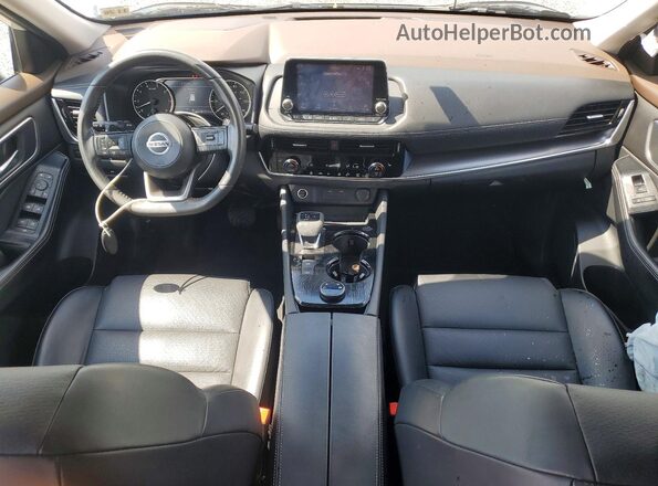 JN8AT3BB8MW238309 2021 NISSAN ROGUE White წინა პანელის ხედი