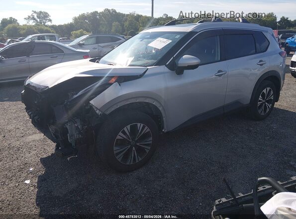 JN8AT3BB9MW212575 2021 NISSAN ROGUE Серебряный Передняя левая четверть