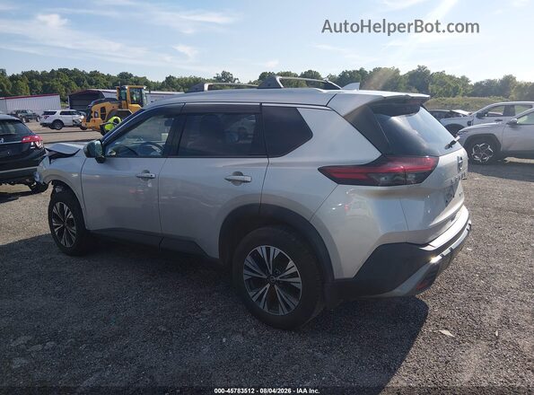 JN8AT3BB9MW212575 2021 NISSAN ROGUE Серебряный Задняя левая четверть