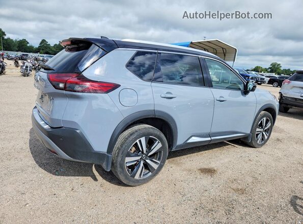 JN8AT3CA1MW006544 2021 NISSAN ROGUE Gray Задня права чверть