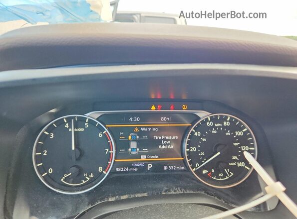 JN8AT3CA1MW006544 2021 NISSAN ROGUE Gray Вид щитка приладів