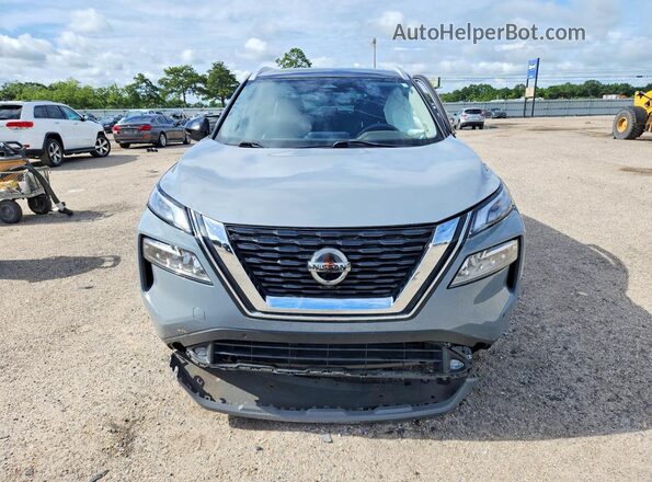 JN8AT3CA1MW006544 2021 NISSAN ROGUE Gray Вид спереду
