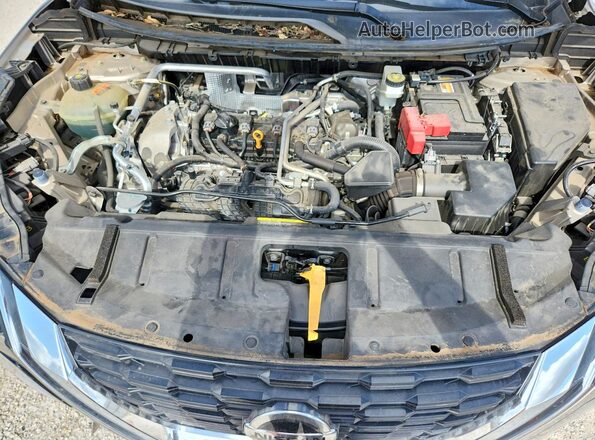 JN8AT3CA1MW019164 2021 NISSAN ROGUE Silver Widok wnętrza z tyłu
