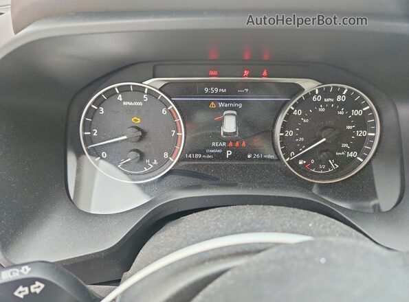 JN8AT3CA1MW019164 2021 NISSAN ROGUE Silver Widok zestawu wskaźników