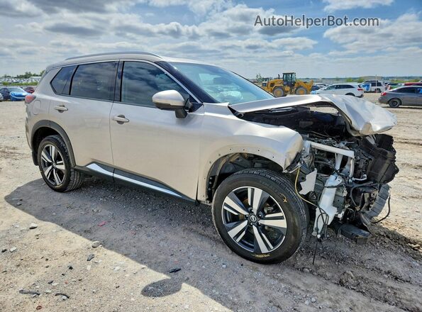 JN8AT3CA1MW019794 2021 NISSAN ROGUE Silver Առջևի աջ
